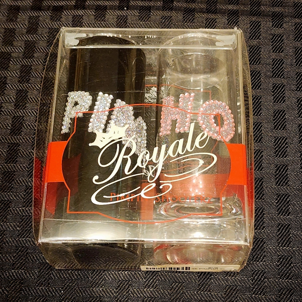 Royale Pimp and Ho Shot Glass Set NWT in Box.